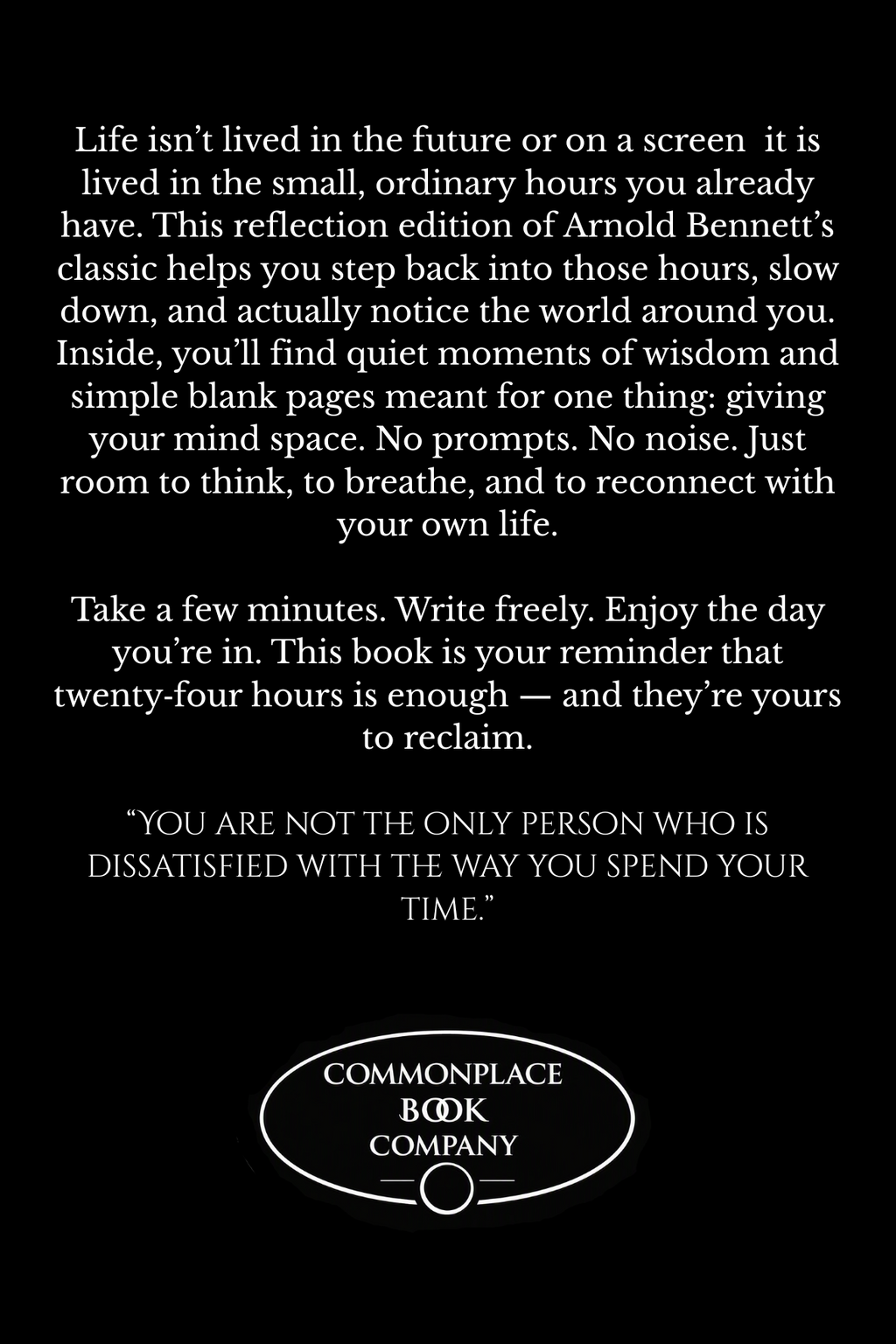 How to Live on Twenty-Four Hours a Day : Reflection Edition