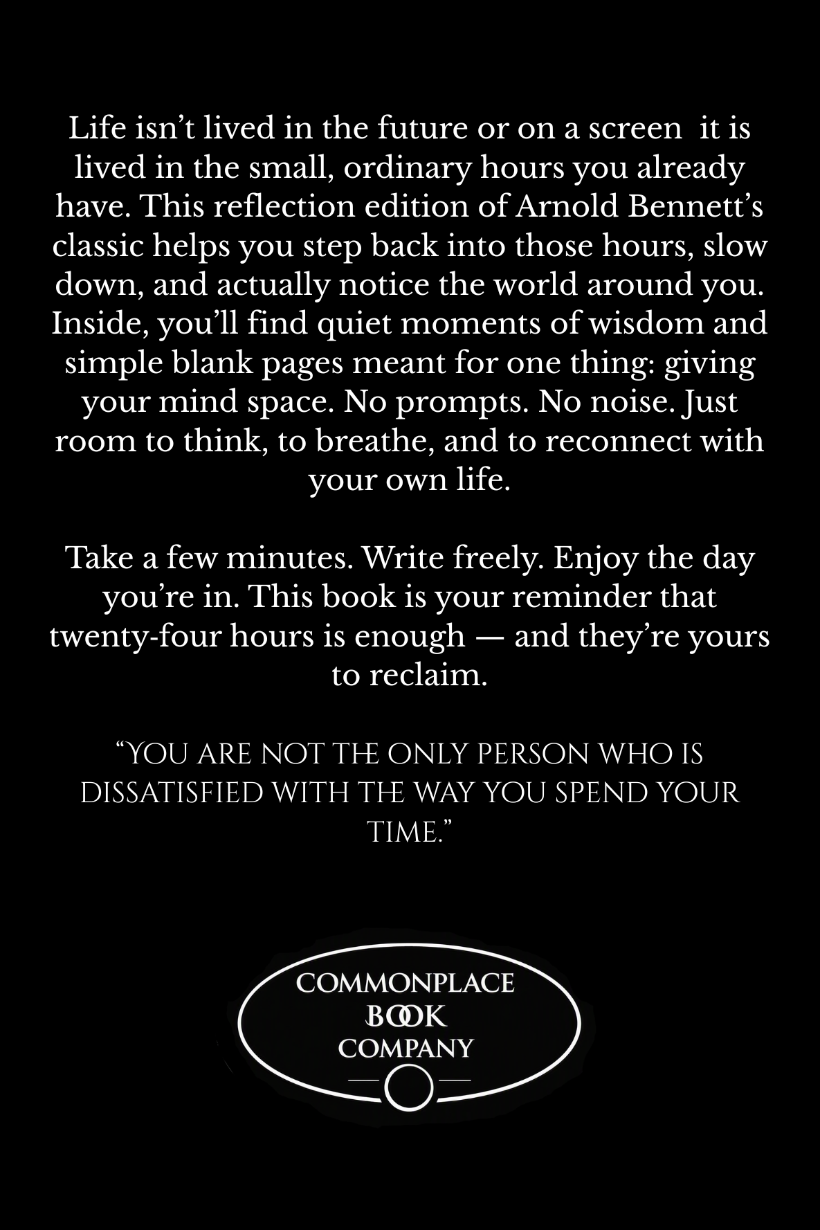 How to Live on Twenty-Four Hours a Day : Reflection Edition
