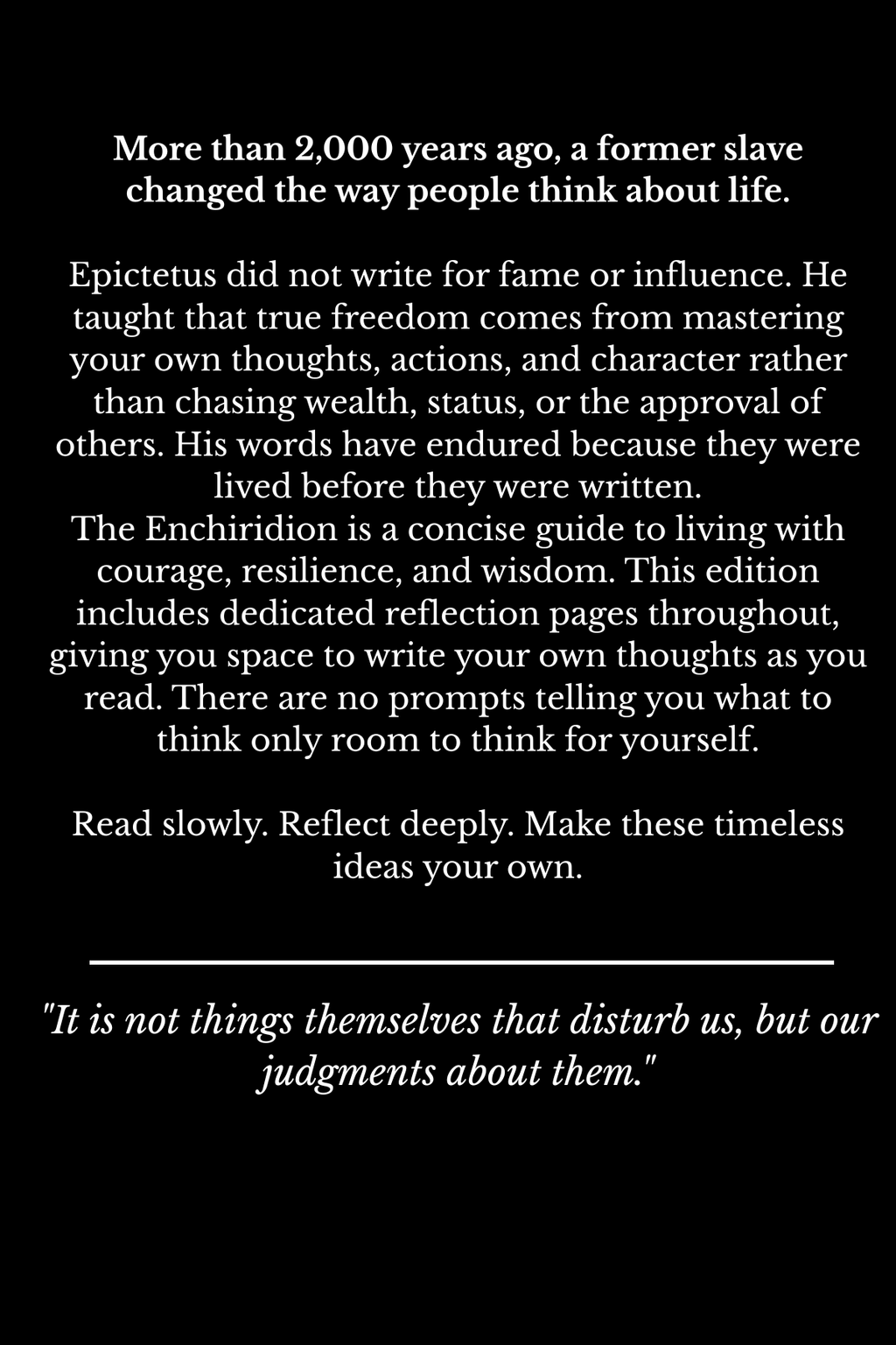 The Enchiridion: Reflection Edition