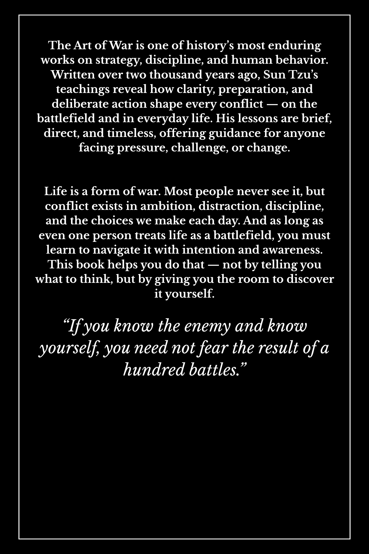 The Art of War: Reflection Edition